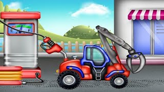 3D house construction game - bulldozer , excavator crane drilling building base - washing matchines screenshot 5