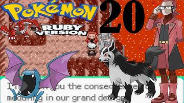 Pokemon Ruby Walkthrough Part 20 [MT. Chimney][Leader Maxie]