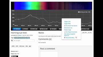 Smoothing data in Spectral Workbench | Public Lab