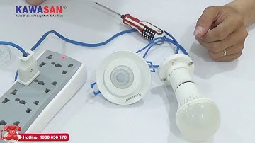 HƯỚNG DẪN SỬ DỤNG CÔNG TẮC CẢM ỨNG/BIẾN HỒNG NGOẠI ÂM TRẦN KW-SS30B