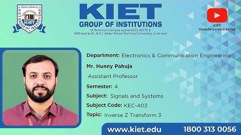 Inverse Z Transform Part 3 | Mr. Hunny Pahuja | ECE_4Sem_Signal_System