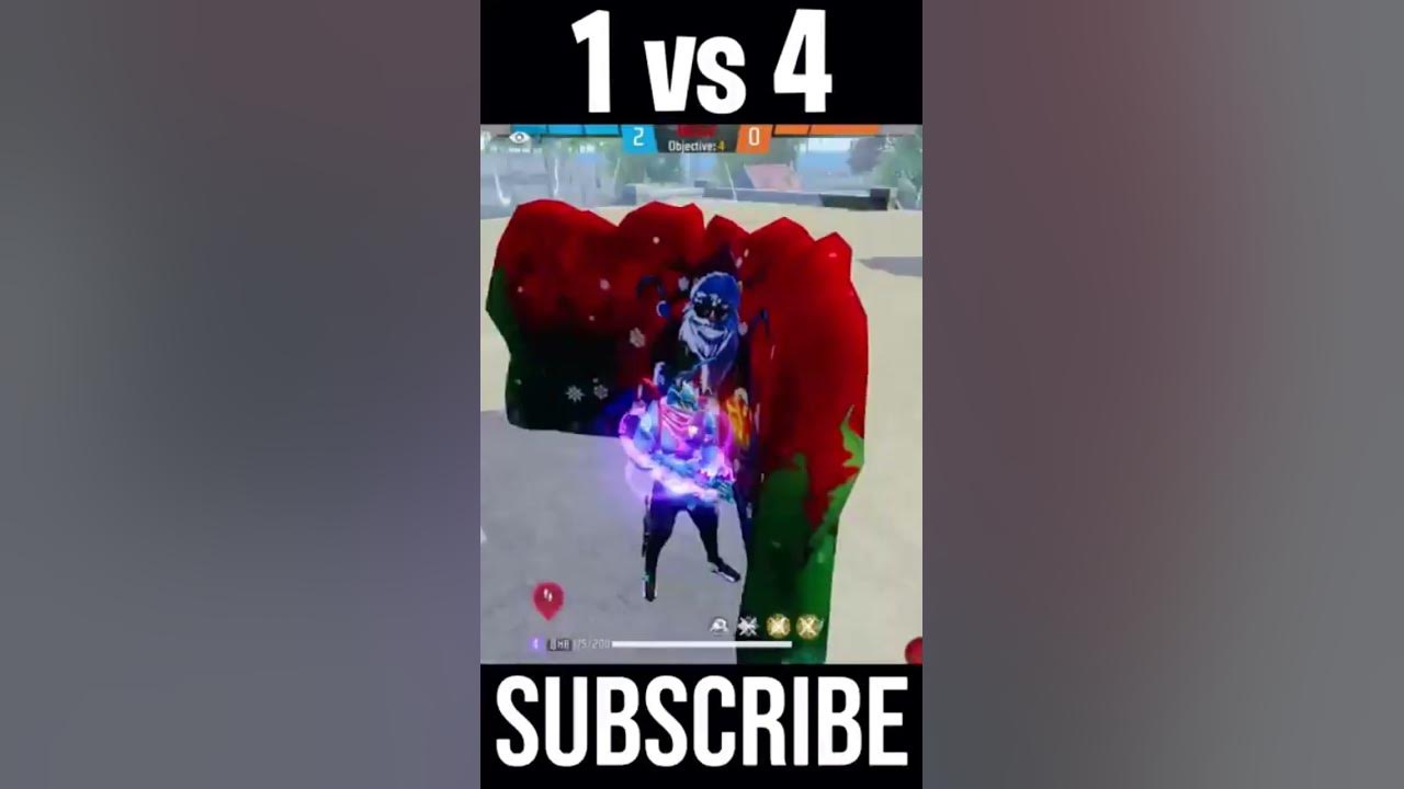 impossible 😱1vs 4 wait angry v bage you touber 🥵 - YouTube