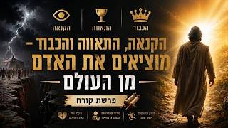 הקנאה, התאווה והכבוד – מוציאים את האדם מן העולם - פרשת קורח