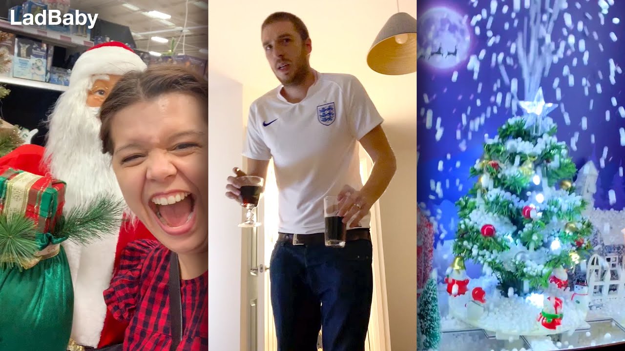 When Mum swaps the TV for Christmas decorations ⚽📺