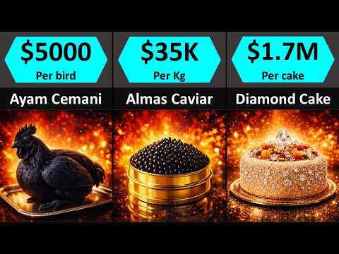 Most Expensive Foods in the World (Price Comparison) thumbnail
