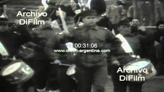 DiFilm - Ceremonia en el Fortin 1ra. Division de Neuquen 1965
