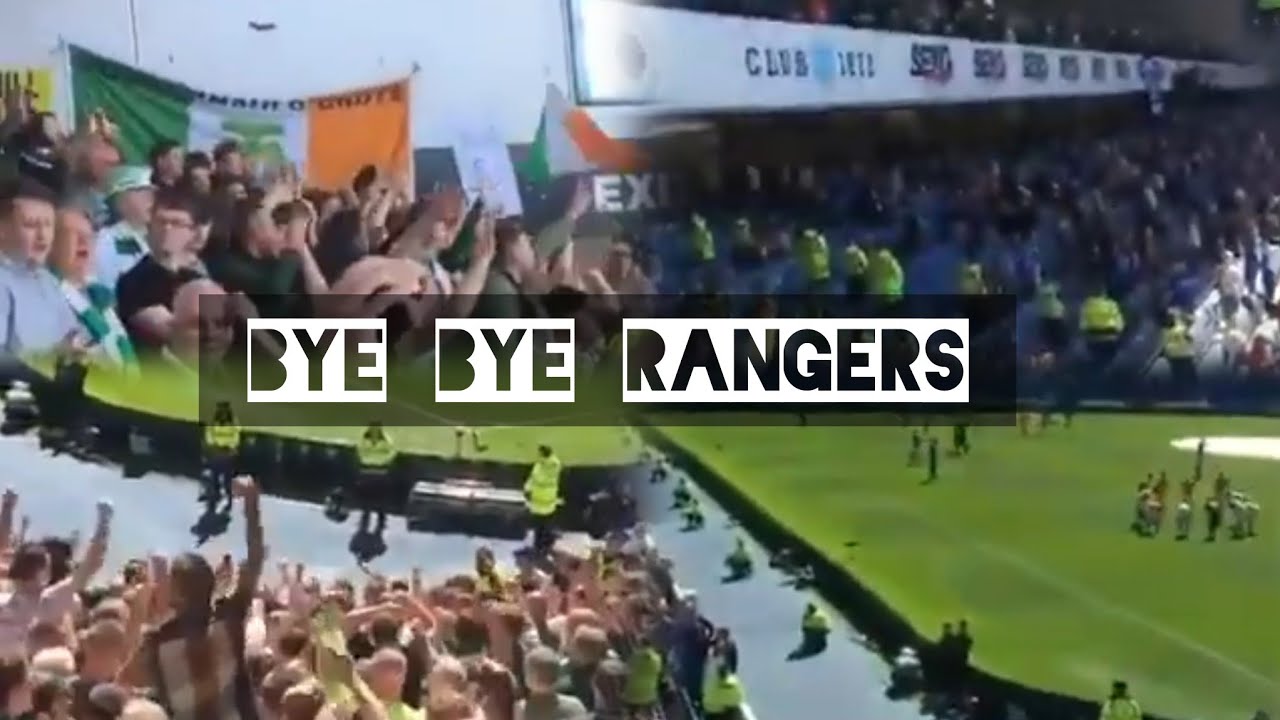 🍀 Bye Bye Rangers... Celtic fans mocking Rangers fans. Celtic The Old ...