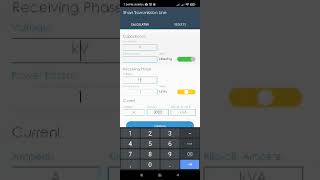Transmission Line Calculator (Android Version) screenshot 4