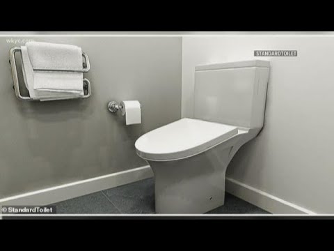 Downward tilting toilet would get employees back to work faster
