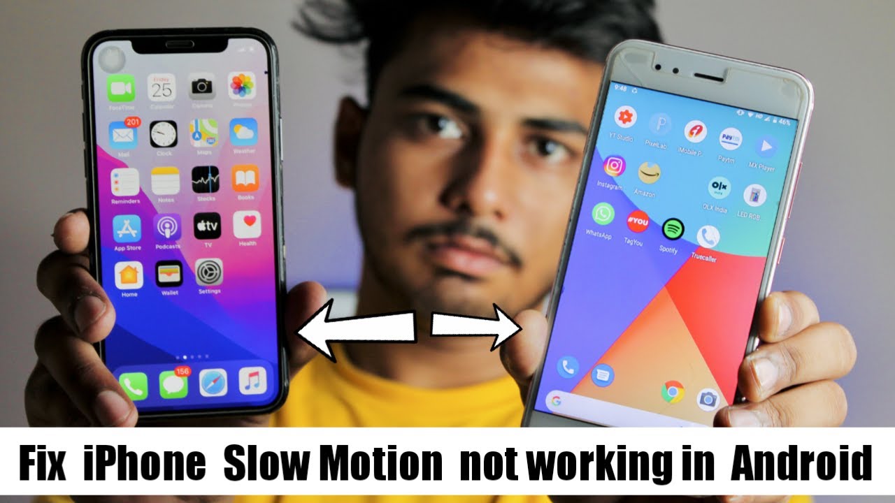 Fix Iphone Slow Motion Not Working In Android 🔥🔥 Slow Motion
