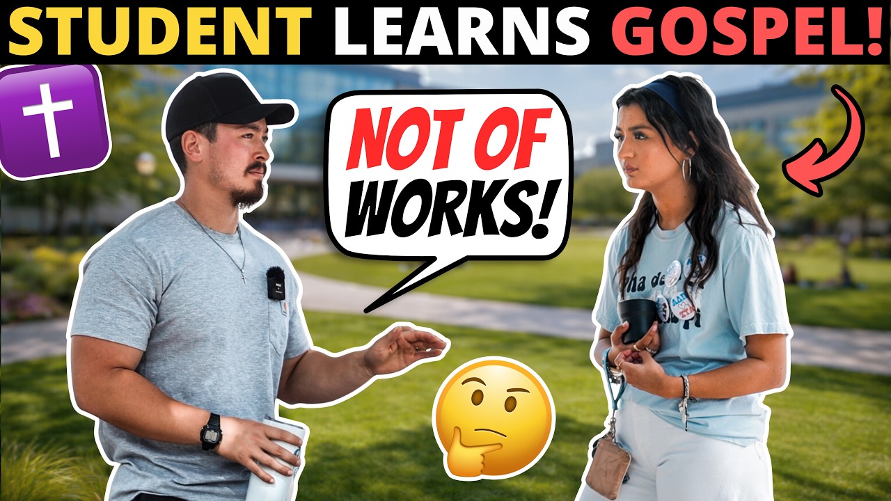 College Girl Learns The TRUE Gospel For The First Time!