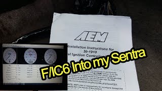 B13 Ga16de Turbo Sentra - Aem Piggyback ECU Install