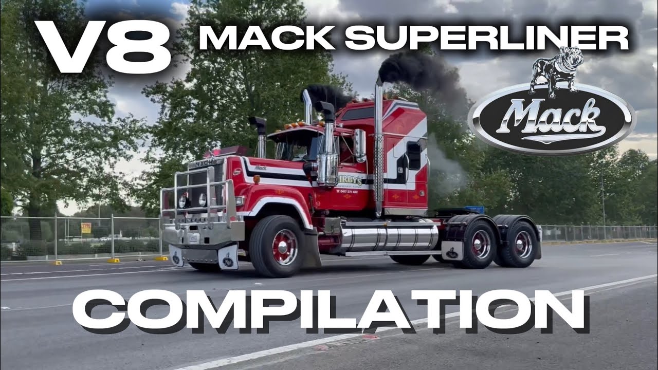 AWESOME V8 MACK SUPERLINER COMPILATION