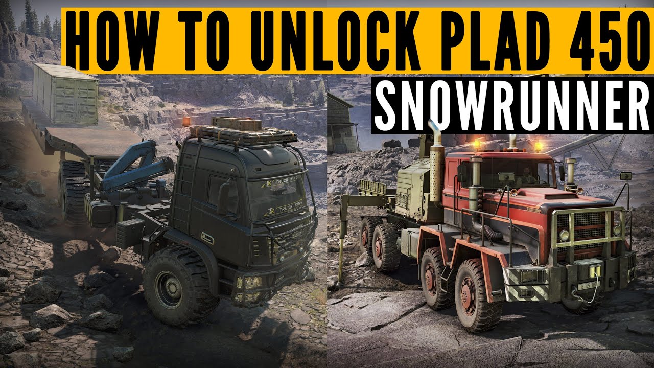 How to UNLOCK PLAD 450 in SnowRunner (Season 13: Dig & Drill) - YouTube
