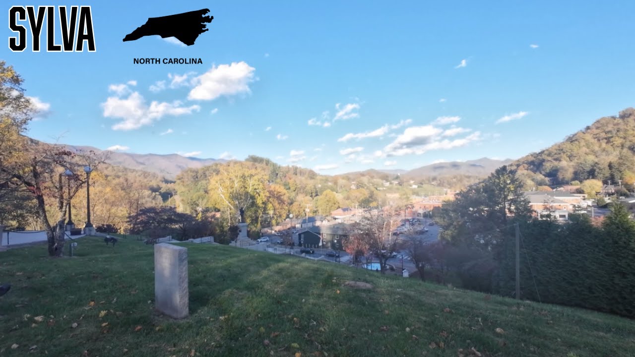 Сильва, Северная Каролина I Голубой хребет I Река Такасиджи I Центр города I 4K