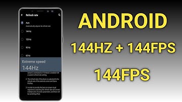 Ontgrendel 120 fps Android + 144 Hz 144 FPS zonder root 100% werkend | Max FPS, vertraging opgelo...