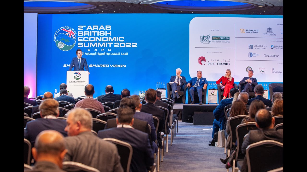 Talgat Takiyev (Deep Knowledge Group) at the 2022 Arab British Economic Summit