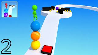 STACK RIDER Part 1 Gameplay Walkthrough Tutorial Mobile Games MAX Levels (Android, iOS)