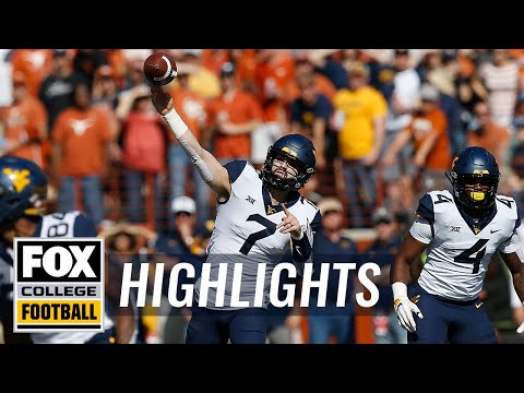 Texas vs. West Virginia | FOX COLLEGE FOOTBALL HIGHLIGHTS
