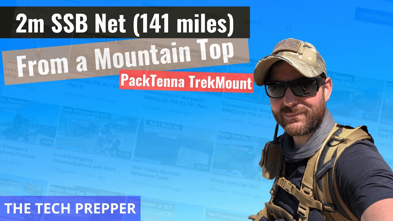 2m SSB Net with the PackTenna TrekMount (Arizona SWOT) YouTube