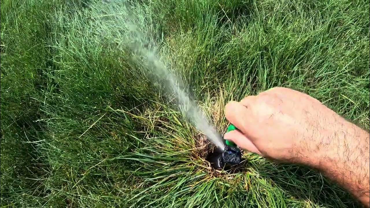 How to replace and adjust Rain Bird 5000 YouTube