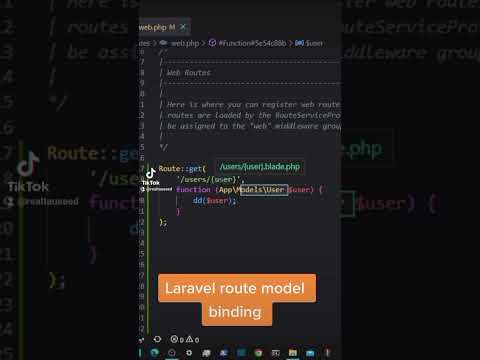 Laravel Route Model