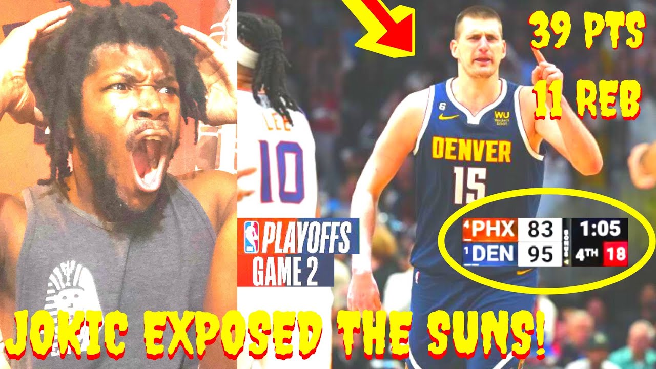 NUGGETS VS SUNS REACTION PLAYOFFS WESTERN SEMIFINALS GAME 2 NUGGETS VS SUNS HIGHLIGHTS REACTION