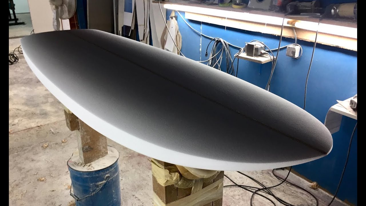 Carbon Fiber Efoil, surfboard molds PART 4 YouTube