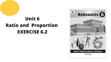 Chapter 6 Ratio and Proportion  Exercise 6.2 class 6 math sindh text book board jamshoro