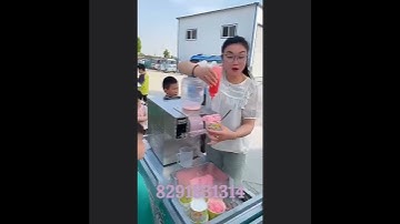 Snowflake ice-cream machine with huge profit #trending #soft#trending #cake #shortsfeed