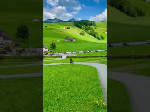 المروج الخضراء الجميلة في ابنزل  رايكم فيه شوف صندوق الوصف دائما