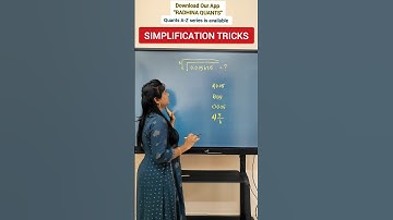SIMPLIFICATION TRICKS #banking #maths #governmentexam #radhina #radhinaquants