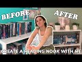 Building A Book Nook, New Bookshelf Tour And Unpopular Bookish Opinions