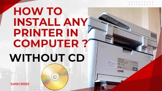 How to Install any printer in computer without CD ? सिडी बिना कम्प्युटरमा प्रिन्टर कसरी स्टल गर्ने ?