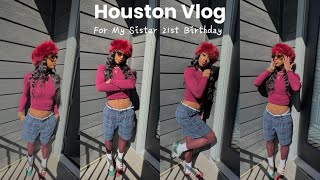houston vlog | spa + sip and paint + movies + travel+ going out |