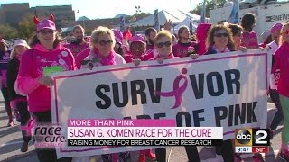 Survivor parade of pink at the 2016 Susan G. Komen Race for the Cure