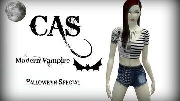 Sims 3 Create a Sim: Modern Vampire (Halloween Special)