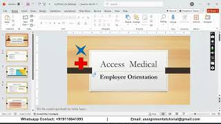 Illustrated PowerPoint 365 | Module 2: SAM Project A Access Medical Employee Orientation