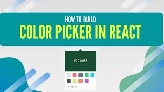 React Color Picker ( ReactJs, Material UI)