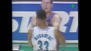 Alonzo Mourning vs Bill Laimbeer Fight 1993