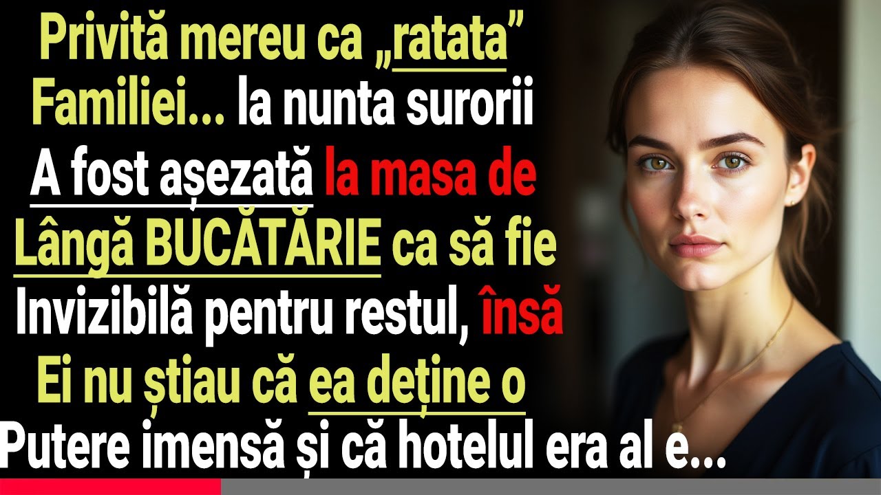 M-au umilit la nunta surorii mele... până când au aflat că hotelul îmi aparține!