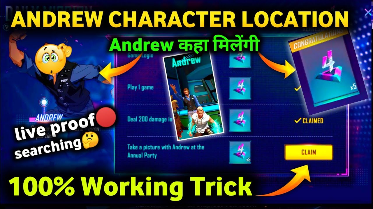 How To Complete Daily Mission Event fast | Where Is Andrew In annual party | Andrew,Kelly,K,Maxim
