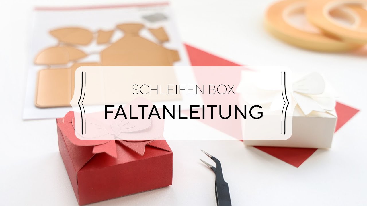 Schleifen Box Weihnachtskollektion '25 - Faltanleitung