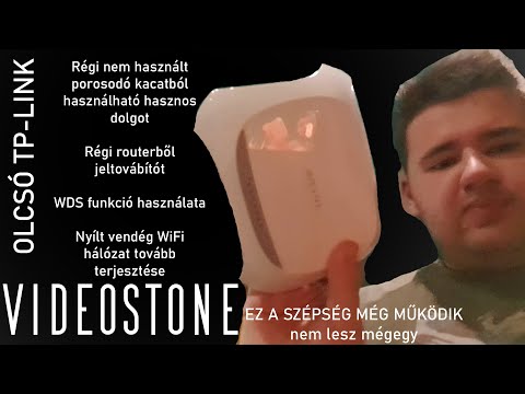 Régi nem használt Router újrahasznosítása jeltovábbítónak