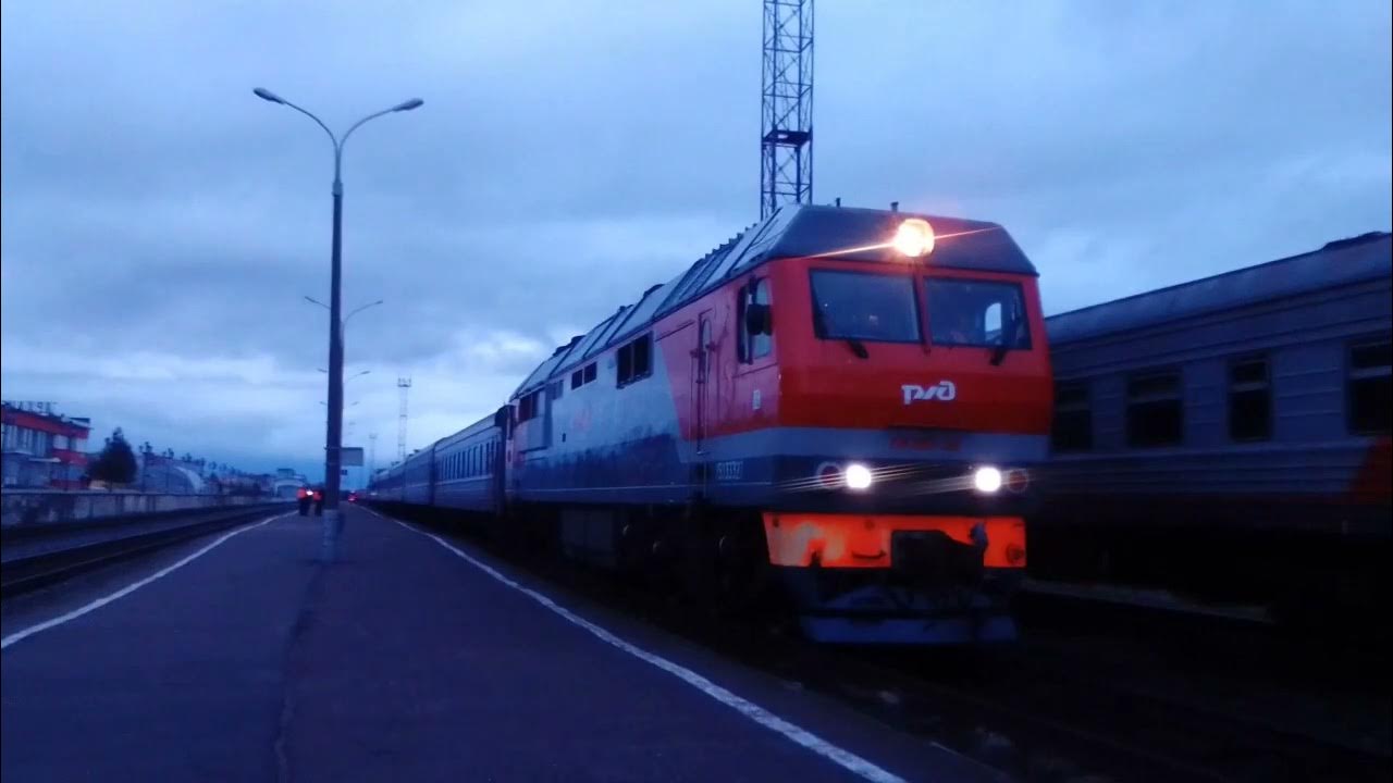 Микс поездов по станции Архангельск с 5 по 14 октября 2023 года - YouTube