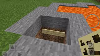 Minecraft: How to make a secret base under lava - Part 1