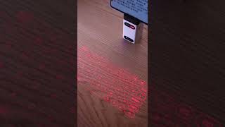 Type On Light, Work Beyond Limits #LaserKeyboard #TechGadgets #PortableTech #futuretechno