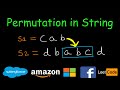 Permutation in String | Anagram  of string s1 in string s2 | Leetcode #567
