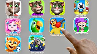 Talking Tom,Annoying Uncle,My Hank,My Angela 2,Talking Ginger 2,Talking Pierre,Tom Gold Run,My Tom screenshot 4