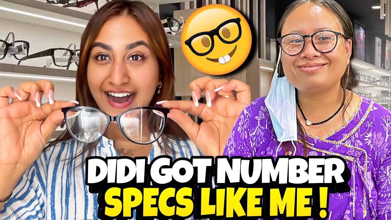 WENT TO GLASSES SHOP TO ORDER SPECS FOR DIDI ( new experience ) 🤓💛 #alizehjamali 